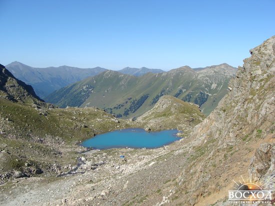 Кавказ. Горное озеро Архыза