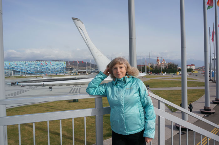 Фонтан в Олимпийском парке