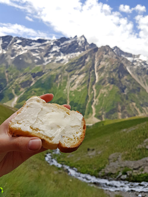 Уллу-Тау. Обед в горах бутерброд горы